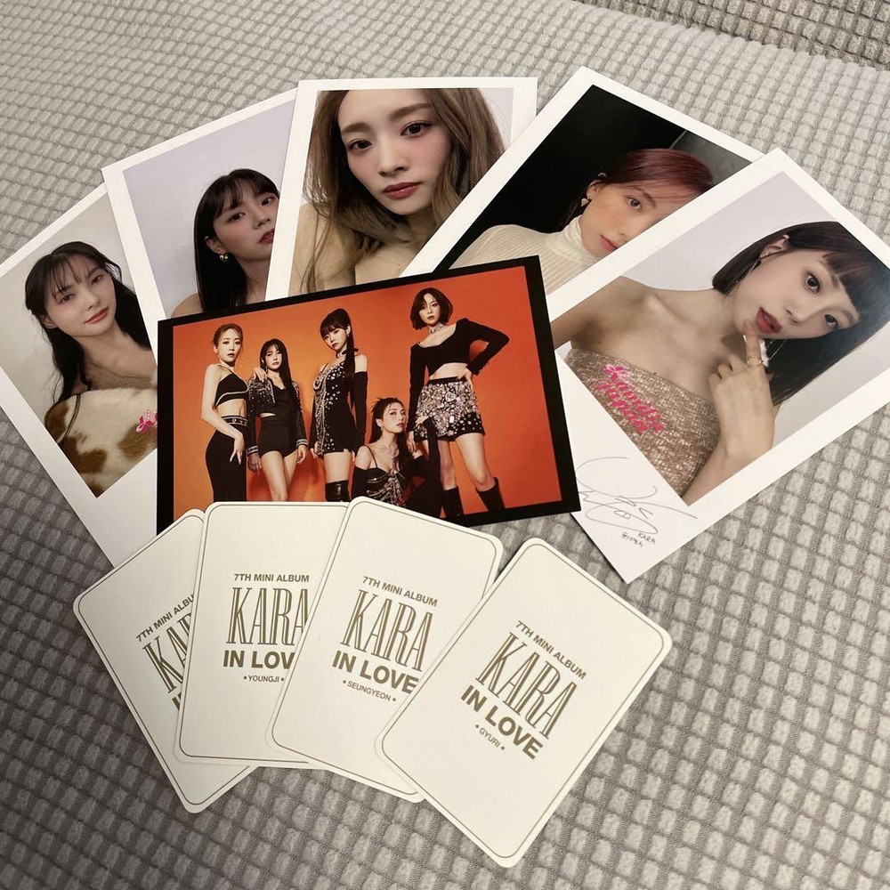 KARA Photocard Set JAPAN FC Limited Postcard Set