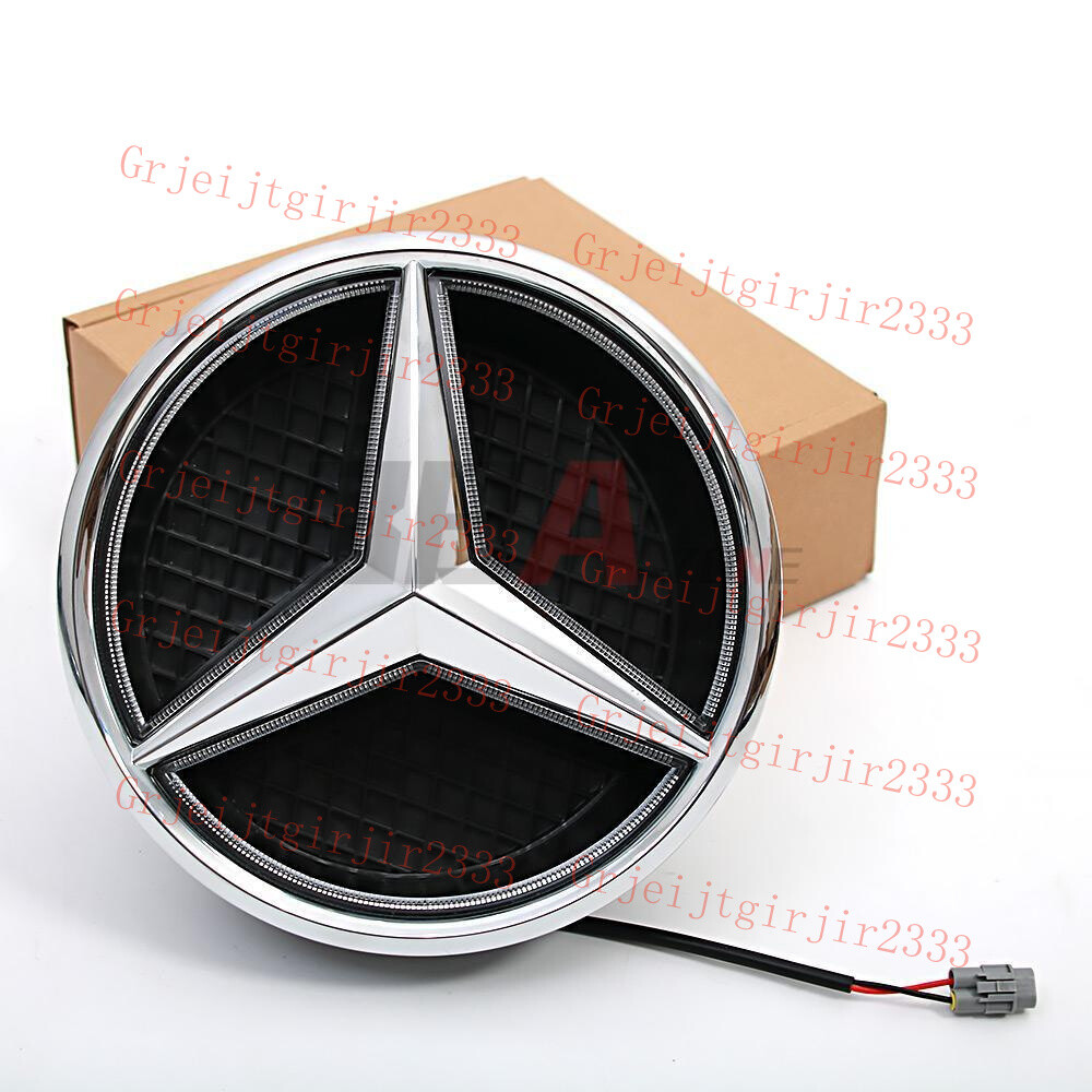 Chrome Grille LED Star Badge for Mercedes E-Class W213 2016-2022