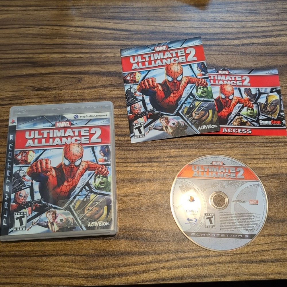 Marvel Ultimate Alliance 2 PlayStation 3 PS3 Complete VG CLEAN