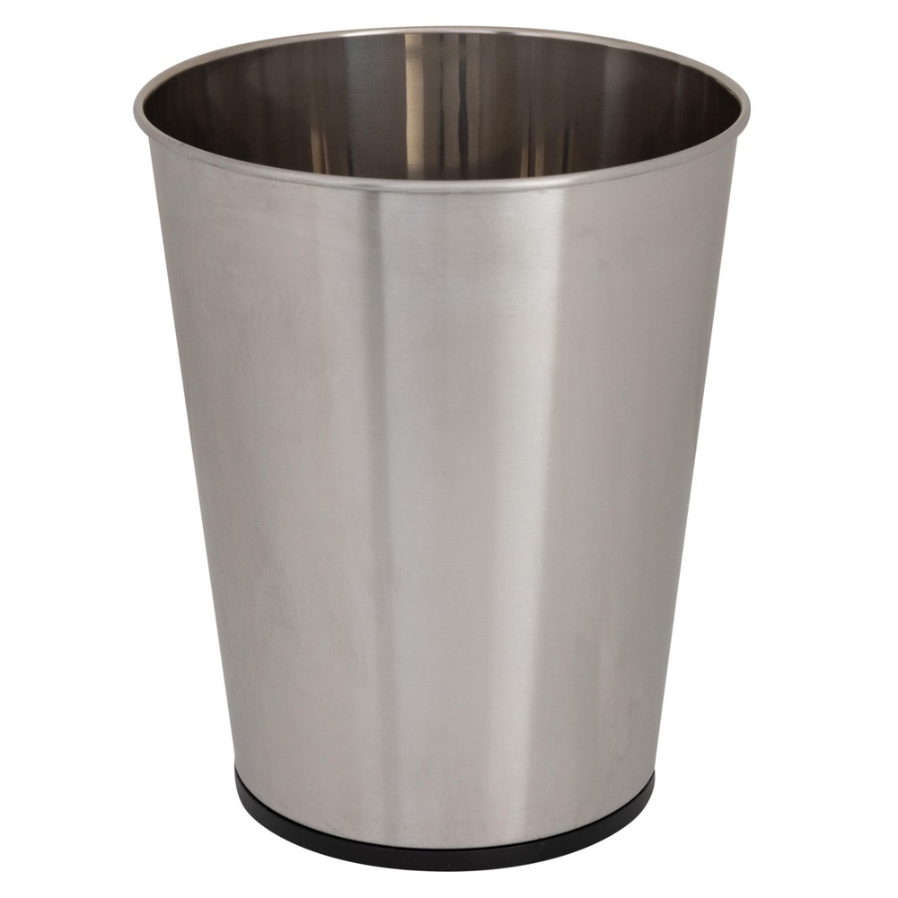 5L Round Open Top Wastebasket for Bathroom or Bedroom Trash Can