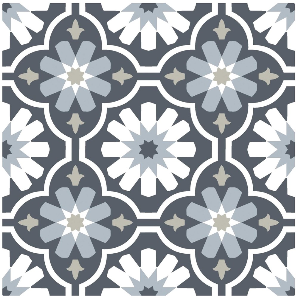 Elegant Sevilla Patterned Peel and Stick Floor Tiles for Easy DIY Installation