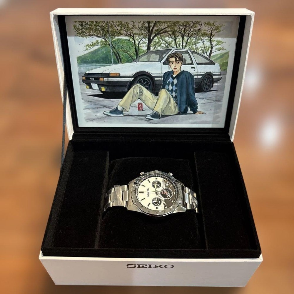 Seiko x Initial D Collaboration Watch Limited Edition of 1995 Watch AE86 japan