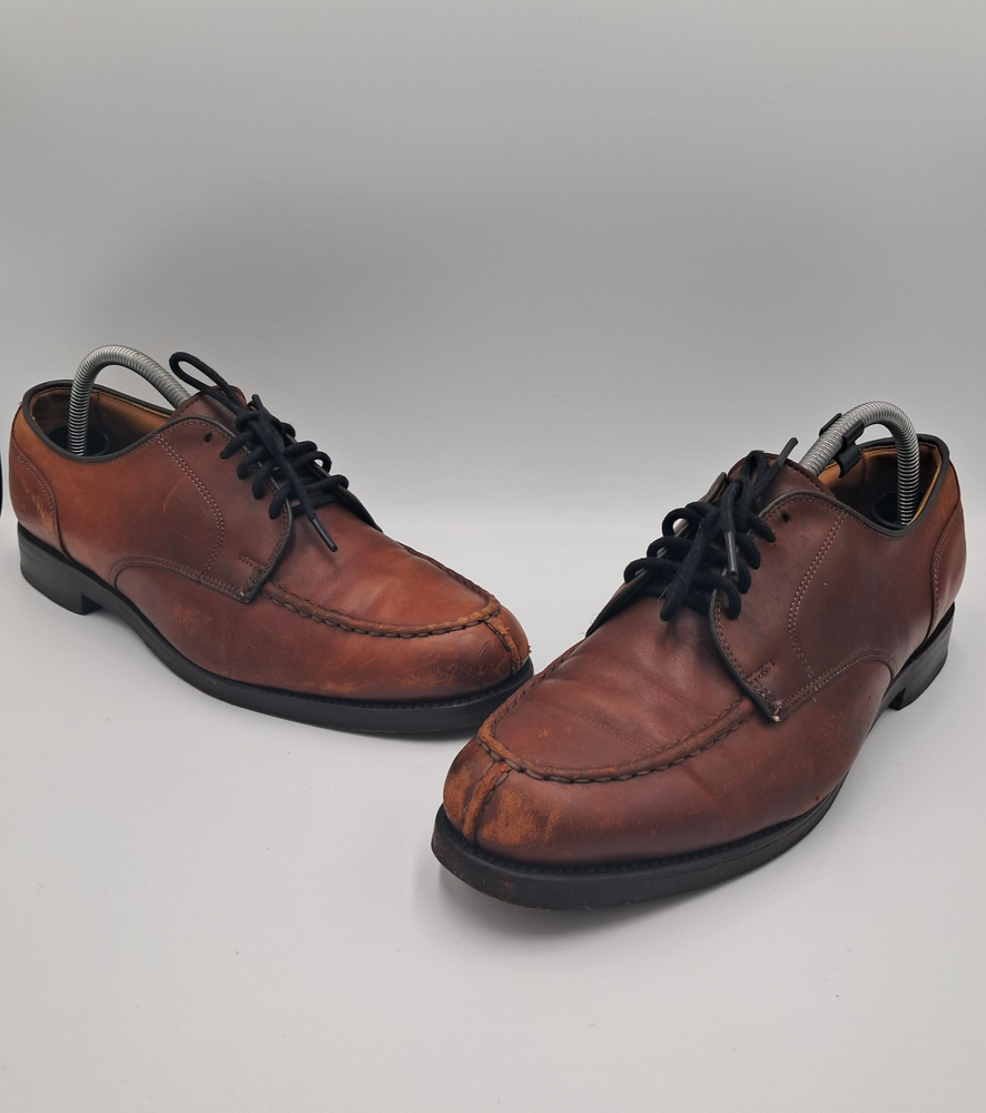 Size 9.5 - Allen Edmonds Brandywood Vintage Men’s Split Toe Brown Leather Dress