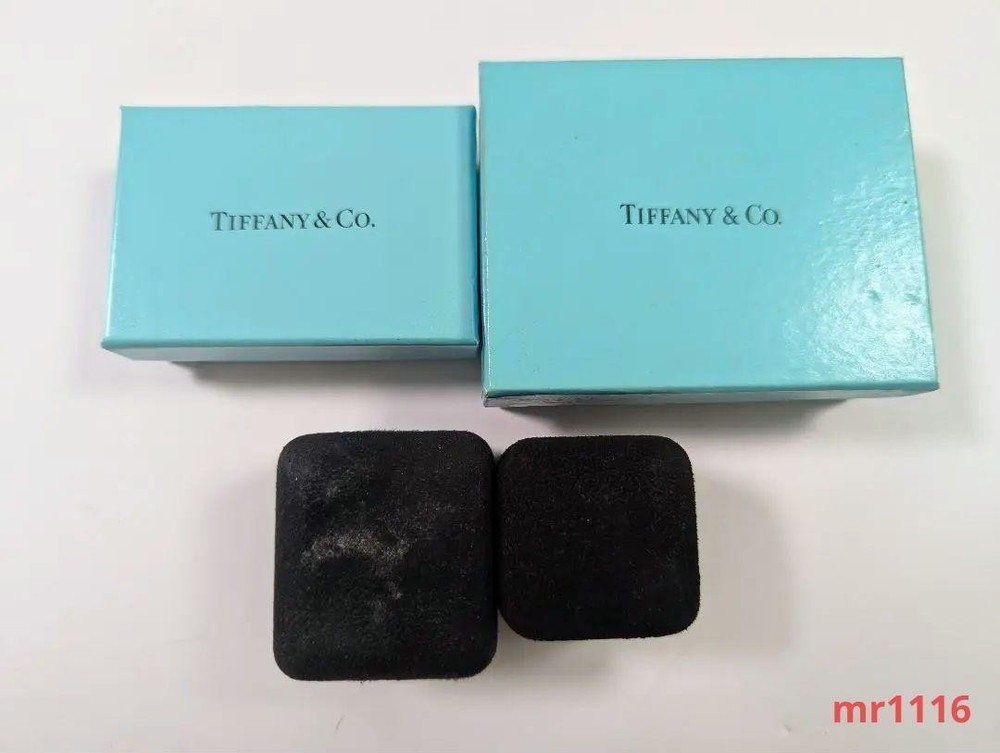 Tiffany ring case jewelry box accessory case empty box Used From Japan F/S