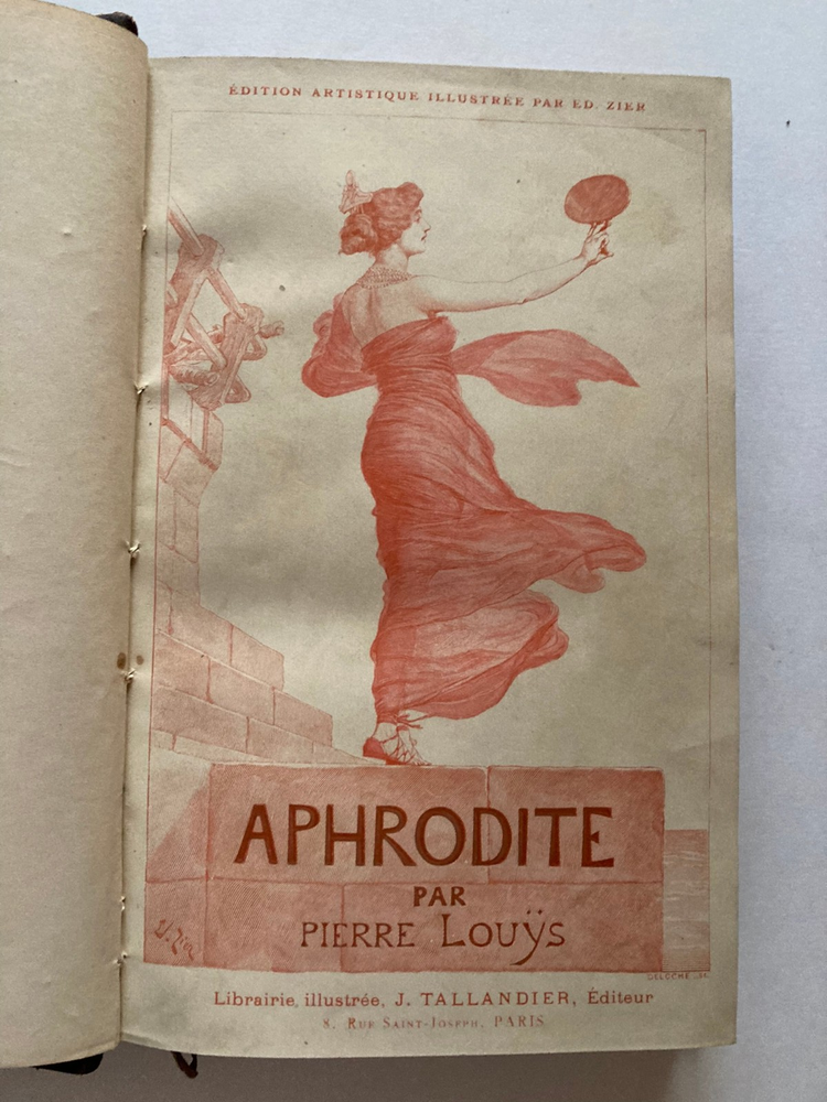 Pierre Louÿs - APHRODITE | Illustrated by Edouard Zier | Erotic Curiosa | 1900