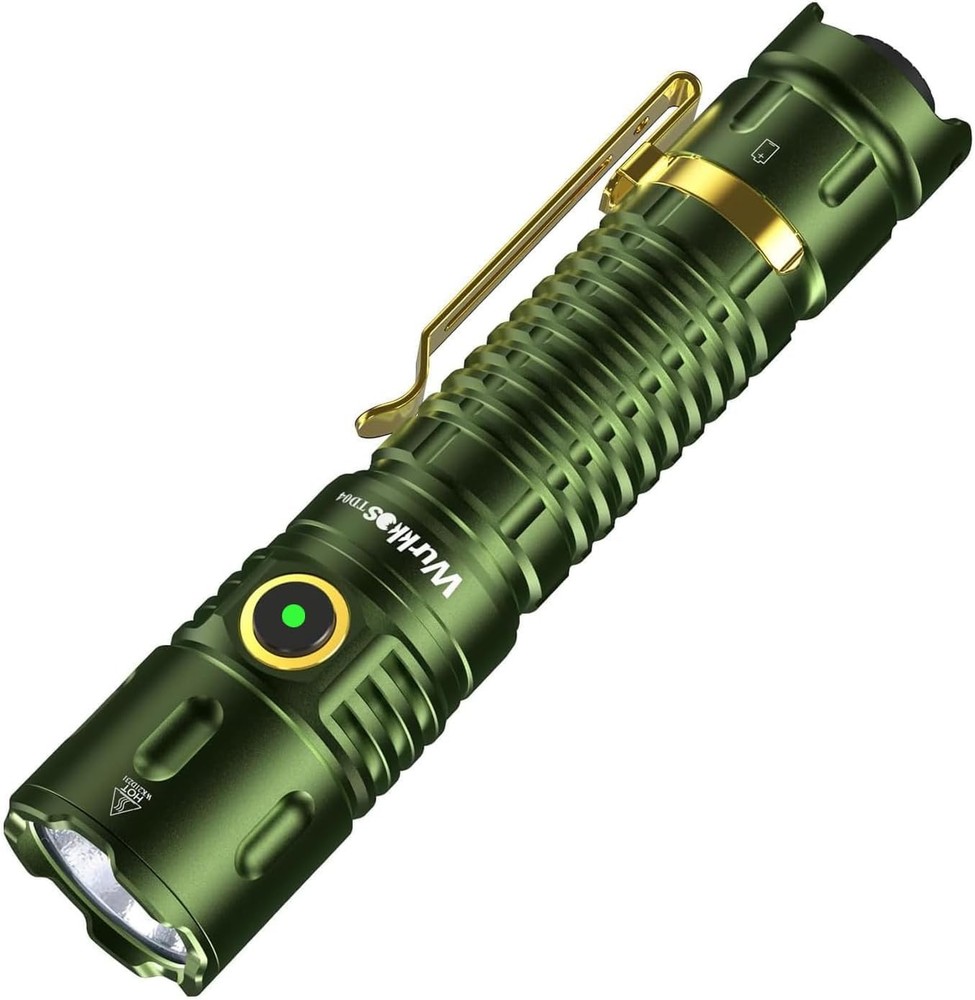 TD04 Tactical Flashlight, 3000 Lumens Rechargeable Flashlights, LED Handheld ...