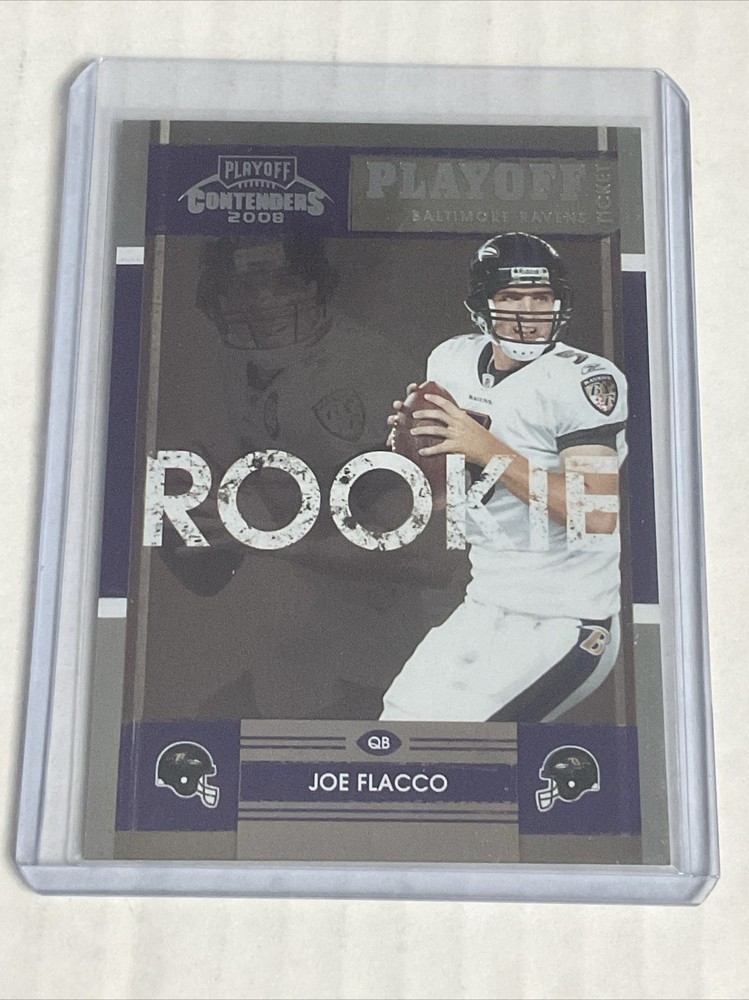2008 Contenders #151 Joe Flacco Playoff Rookie Ticket #24/99 RC Rare Ravens