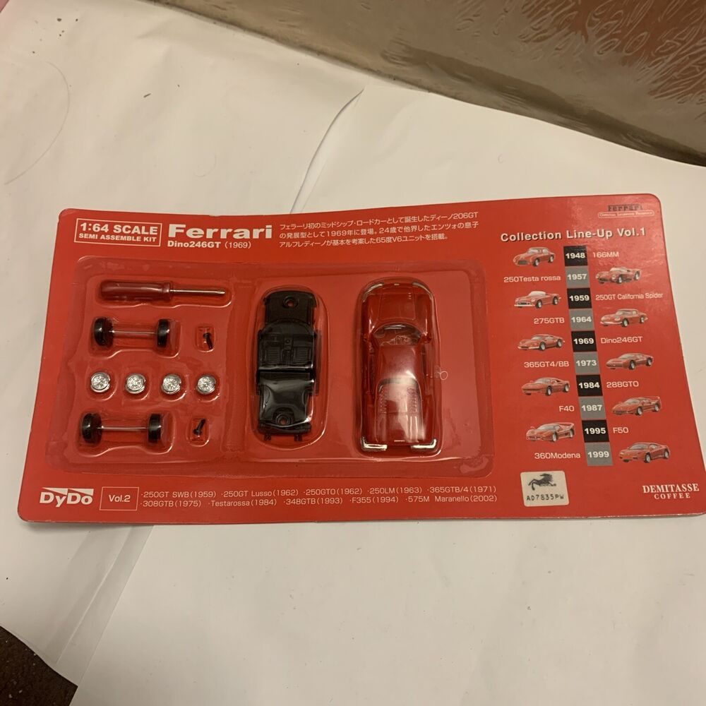 1/64 Kyosho Dydo - Ferrari Dino 246GT RED diecast car model Kit