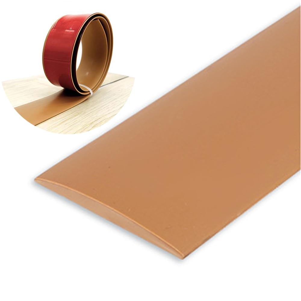 2-Inch Self-Adhesive Vinyl Floor Transition Strip for Laminate Floors