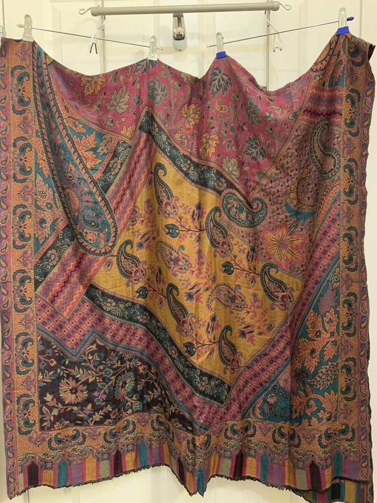 Double-Sided Cashmere Scarf for Women - Soft & Luxurious Style #442