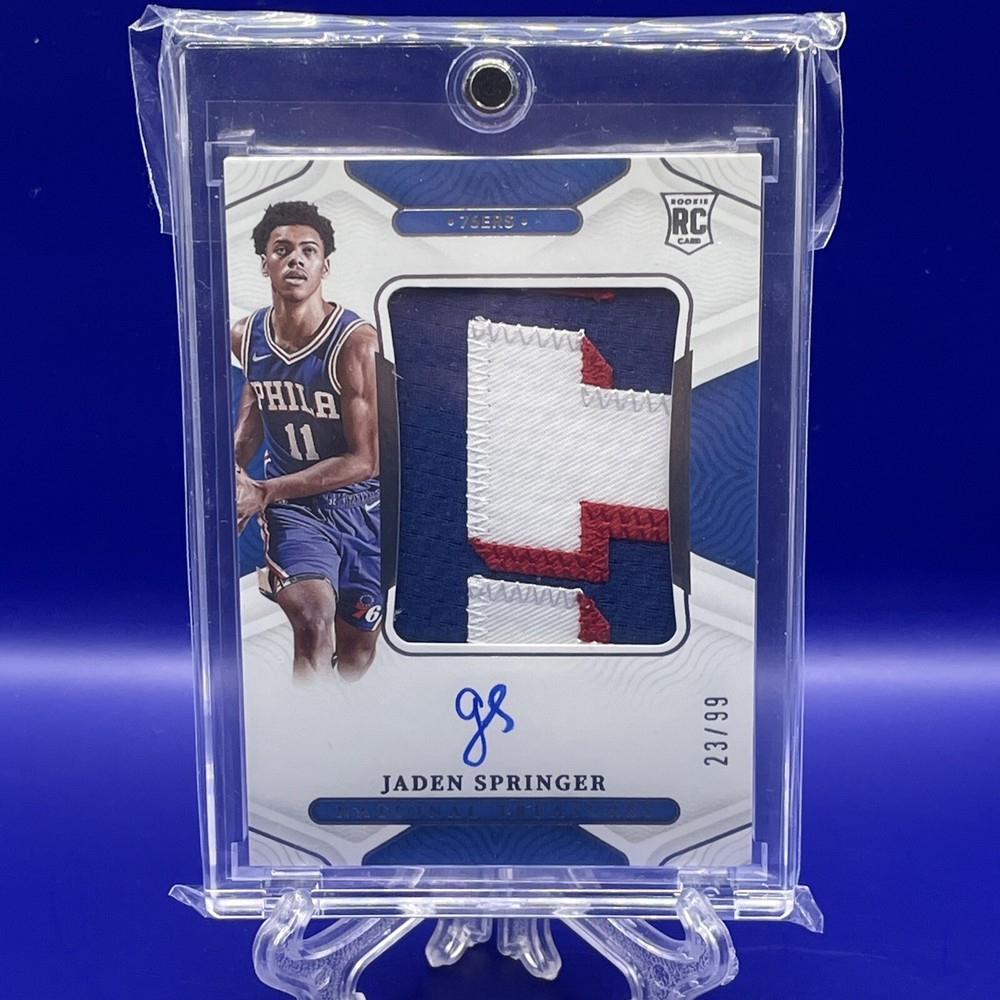 2021-22 Panini NTrue RPA 23/99 Jaden Springer Boston Celtics Champ