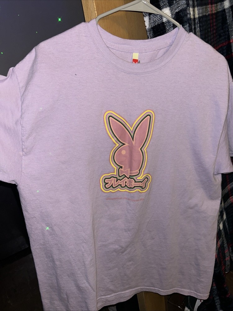 play boy t shirt men large
