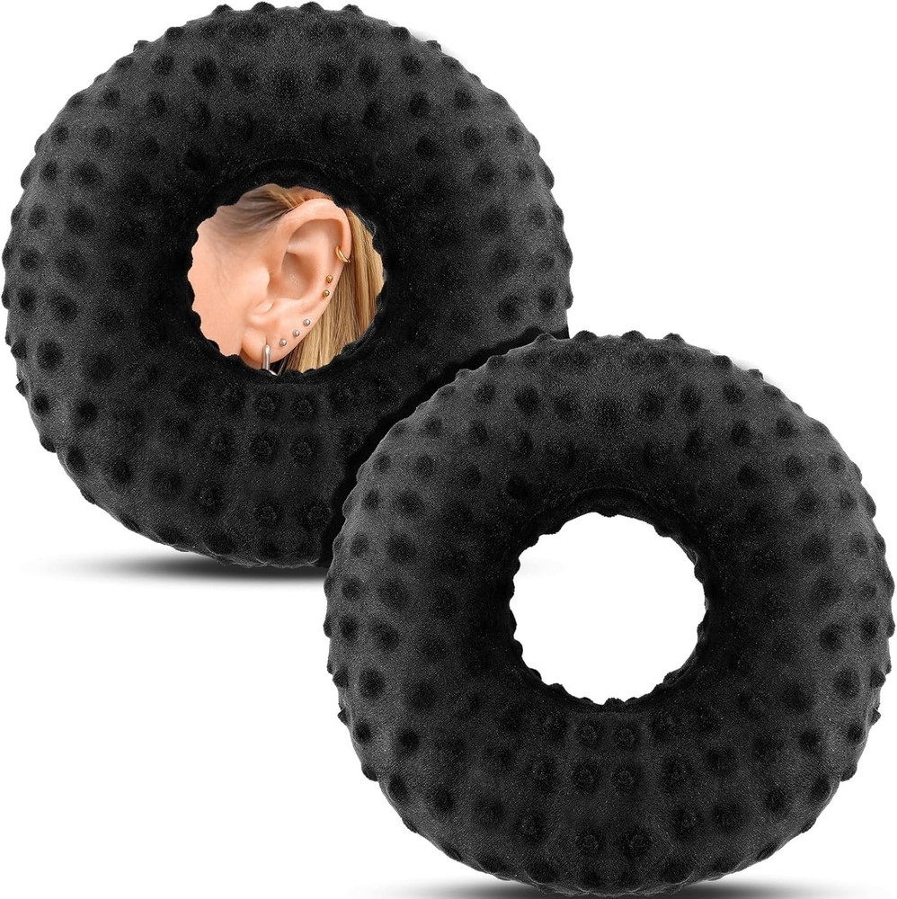 2 Pcs Ear Hole Piercing Pillows Donut Pillow for Ear Pain Side Sleeping Neck ...