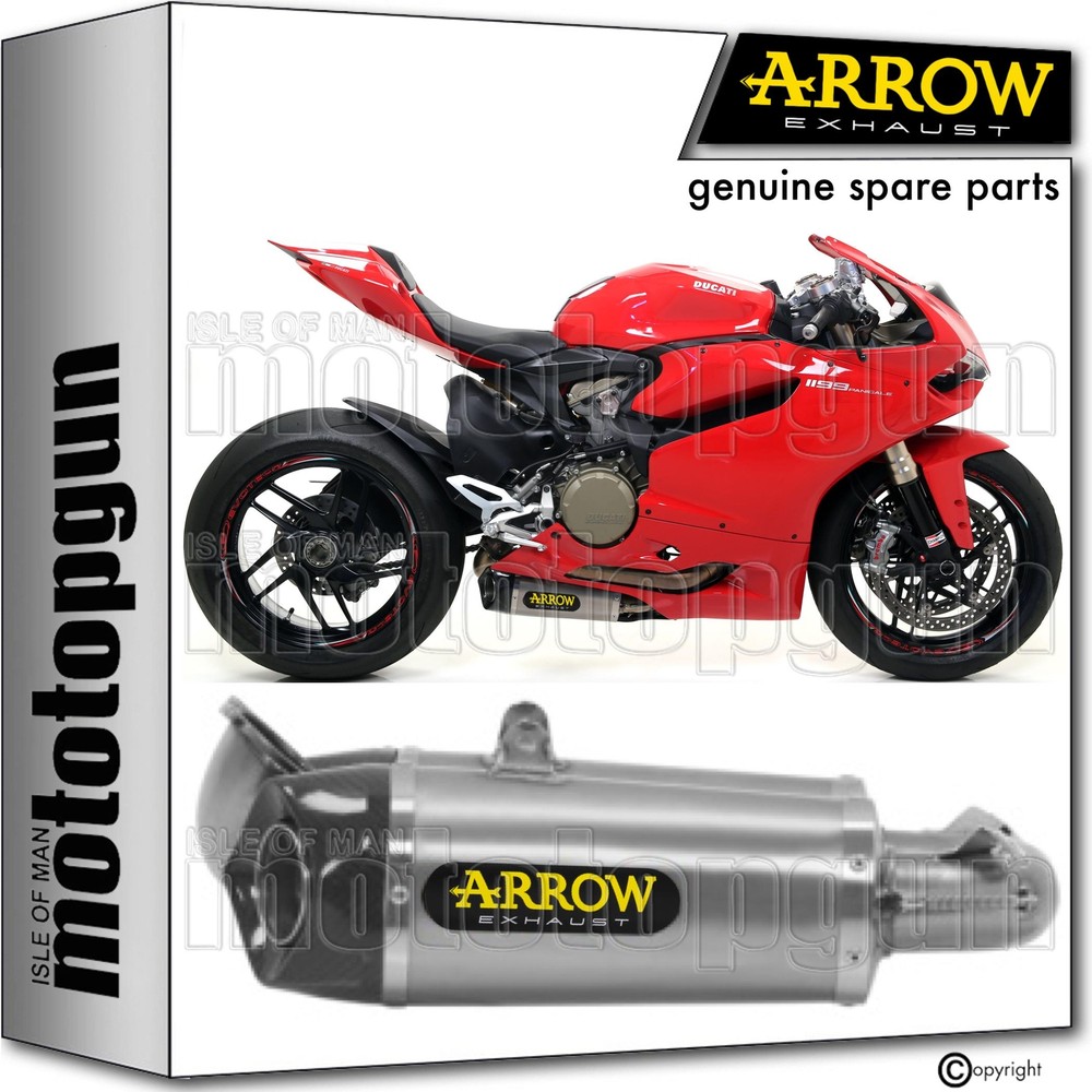 Titanium exhaust end cap for Arrow Ducati 899 Panigale 2014-2015