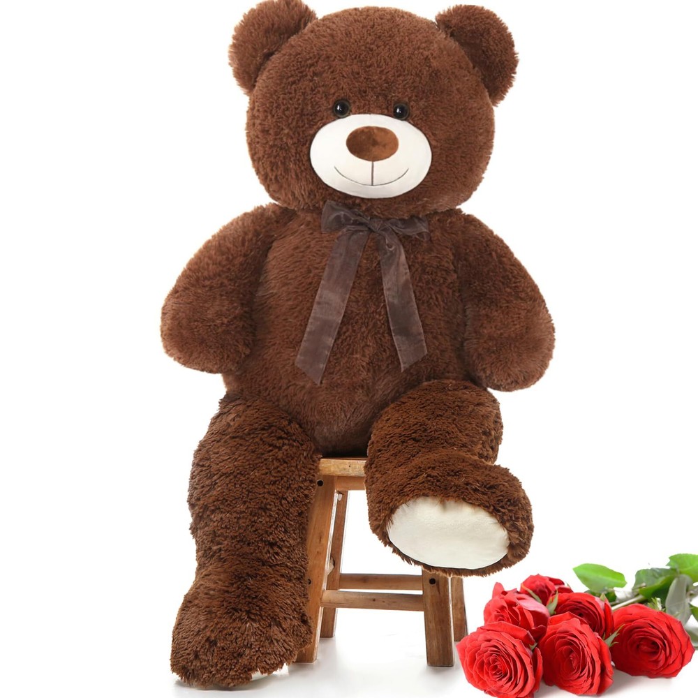 Giant Teddy Bear Stuffed Animal 3 ft-36'' Large Teddy Bear, Brown Big Teddy B...