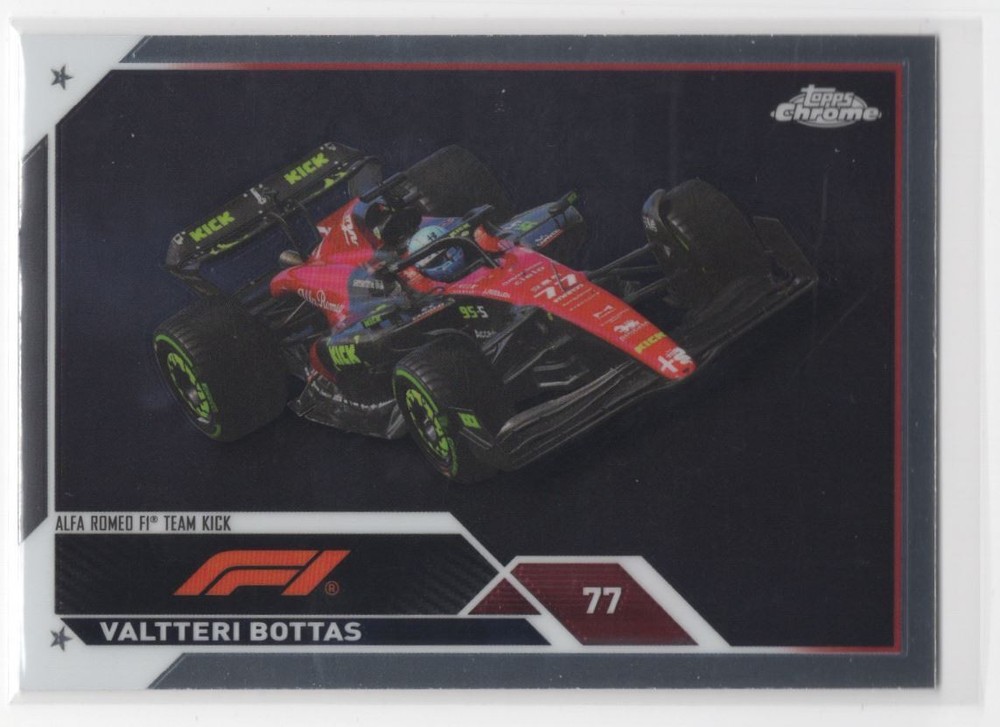 2023 Topps Chrome Formula 1 Valtteri Bottas Alfa Romeo F1 Team Kick #39