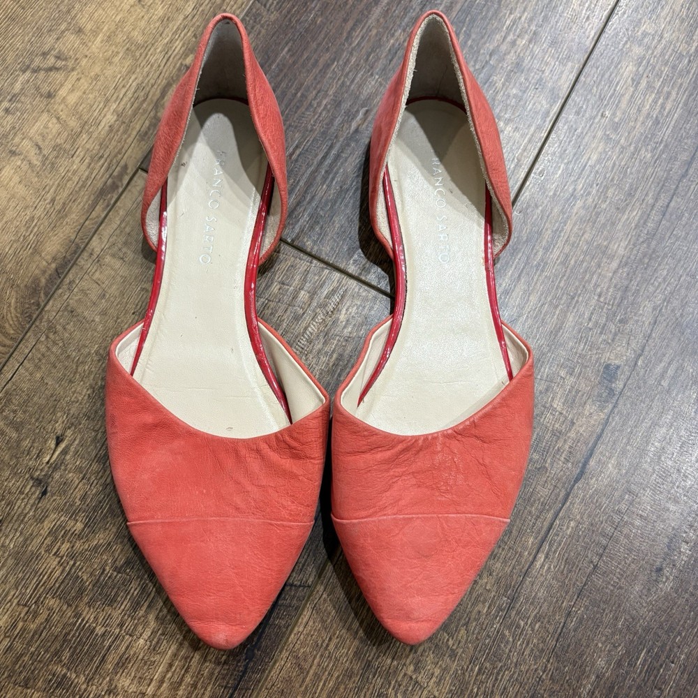 FRANCO SARTO FLATS RED LE L-HAWK WOMEN'S SIZE 8 Shoes