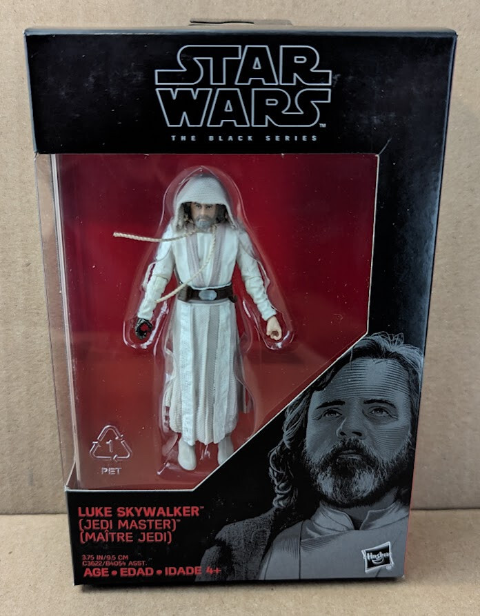 Star Wars Black Series Luke Skywalker Jedi Master 3.75 Inch Exclusive Figure NIB