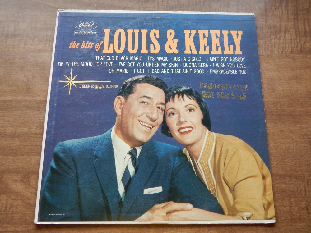LP-LOUIS PRIMA & KEELY SMITH-The hits of-1977-That Old Black Magic, It's Magic