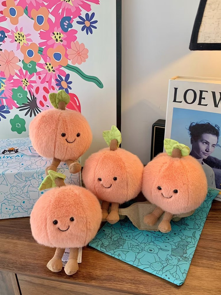 Jellycat Interesting and lovely Amuseables Honey peach Plush Doll Gift Kids Toy