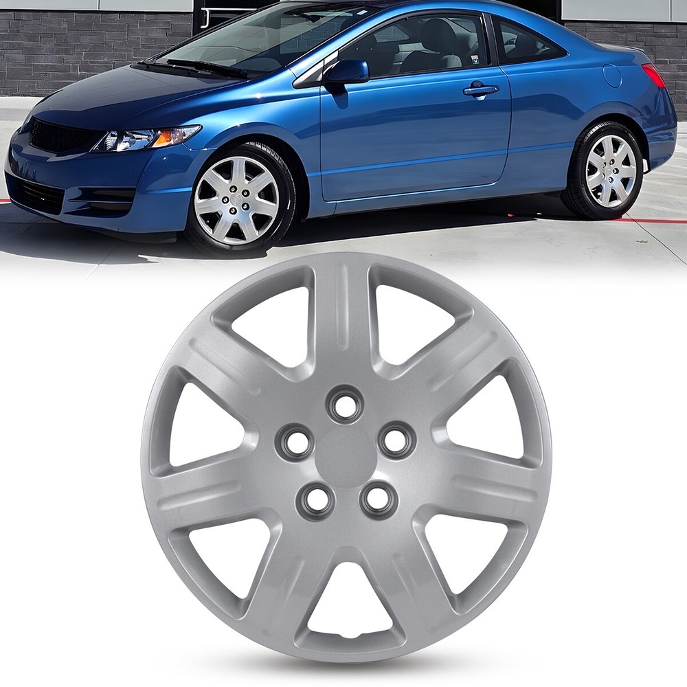 1PC 16 Inch Hub Caps Full Wheel Covers for 2006-2011 Honda Civic Steel Rims Bolt On