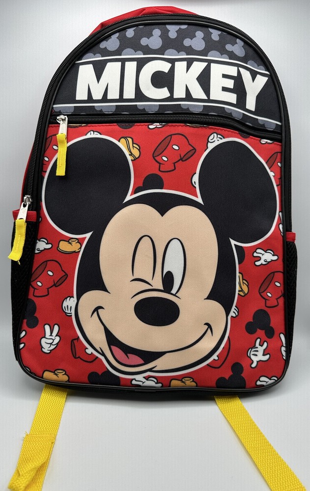 Disney’s Junior Mickey Backpack  2023 (See Pics) 16”X11” (Brand New W/Tags)