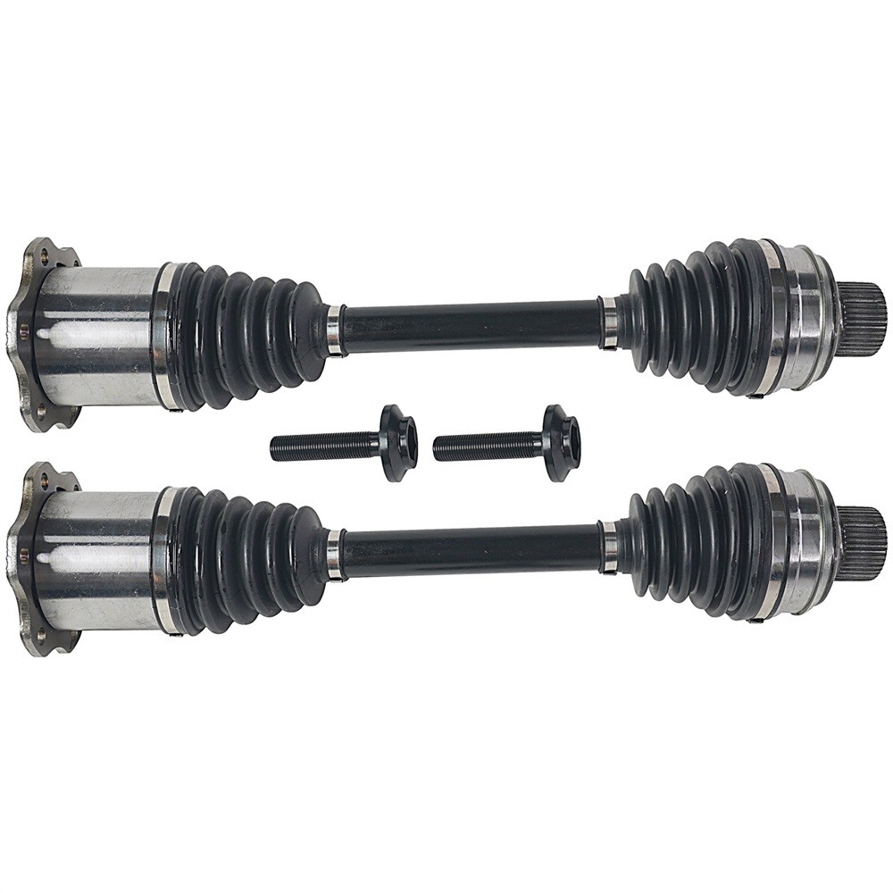 2PCS CV Axles Front Side For Audi A4 Quattro Allroad 2013-2014 2015 2016 2.0L