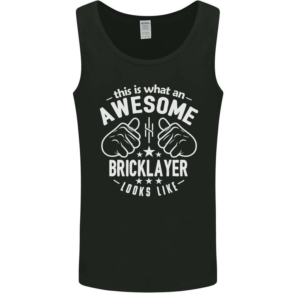 An Awesome Bricklayer Looks Like Mens Vest Tank Top