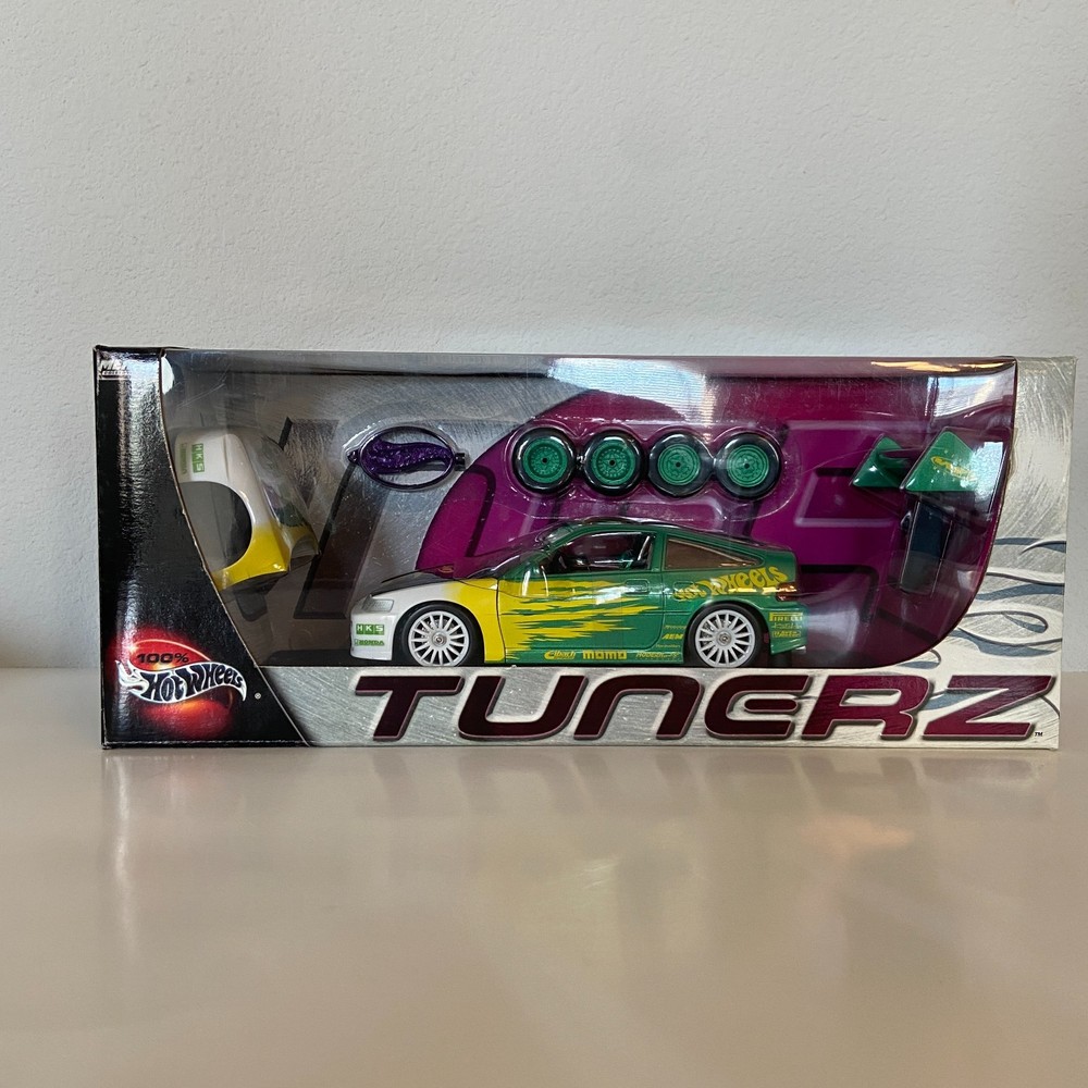 Hot Wheels Tunerz 1:18 Scale Honda Civic CRX | Wings West Momo Custom | Sealed