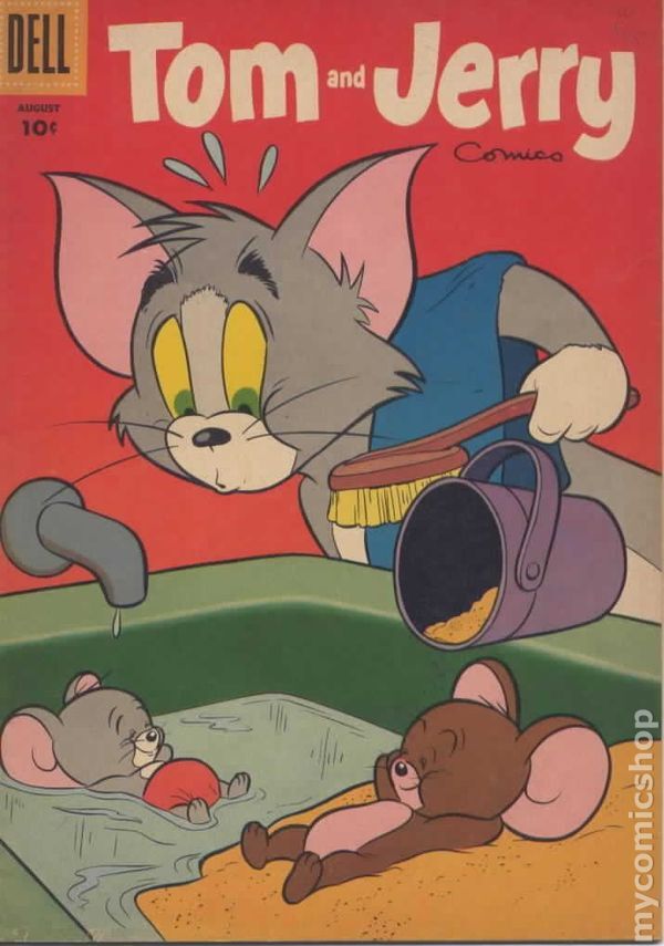 Tom and Jerry #145 VG 4.0 1956 Stock Image Low Grade