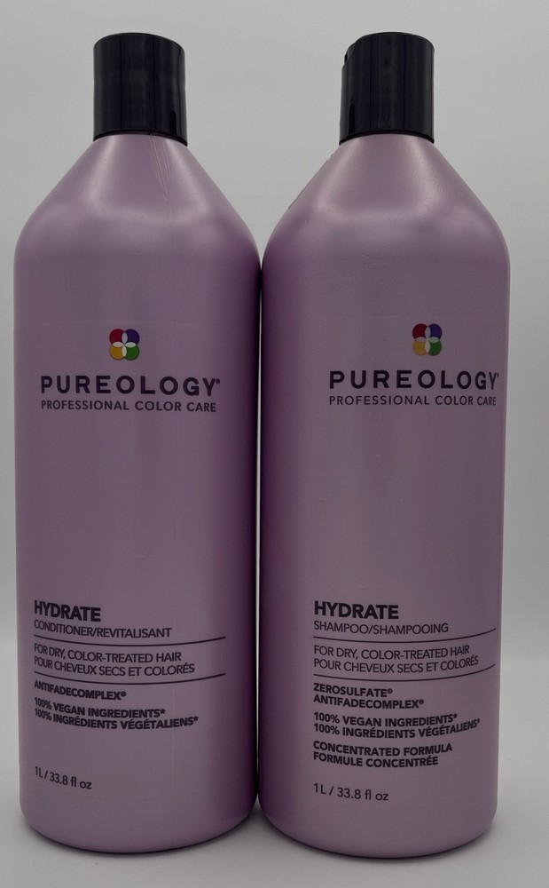 Pureology Hydrate Shampoo & Conditioner Duo Set 33.8 oz Sealed