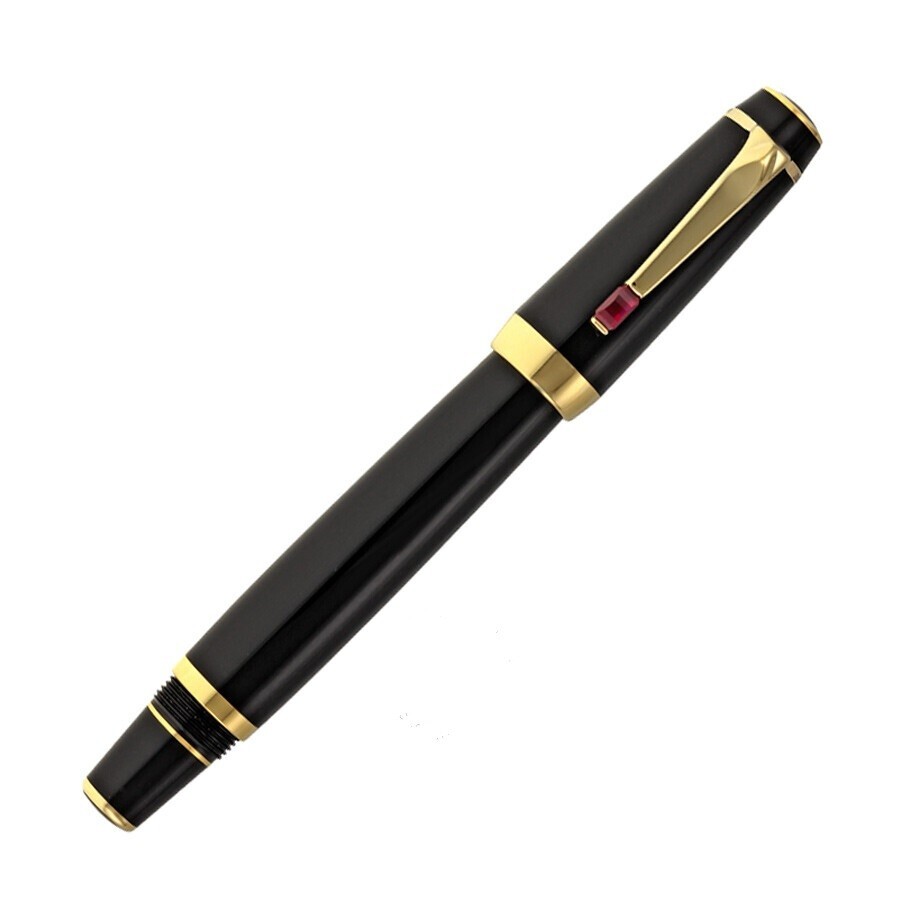 MONTBLANC Boheme Red Stone Gold Plated .Rollerball Pen Bespoke gift