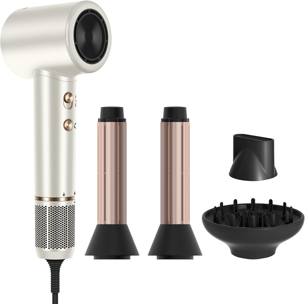 New Open Box Parwin Pro Beauty Air-Sonic Hair Dryer w/Diffuser