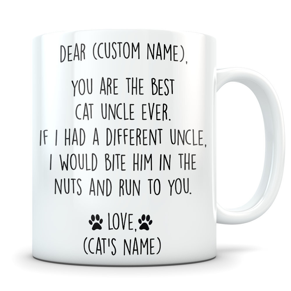 Cat Uncle Gift Cat Uncle Mug Best Cat Uncle Cat Uncle Coffee Mug Gift For Cat