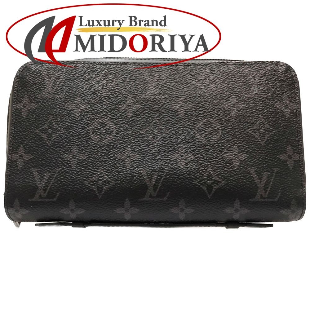 LOUIS VUITTON Zippy XL Monogram Eclipse Wallet M61698 Used