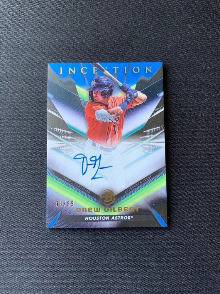 2023 Bowman Inception - Autographs Blue Foil #BPA-DG Drew Gilbert /99 (AU, RC)