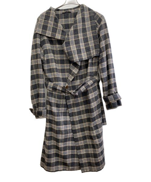 Beautiful Vivienne Westwood MAN Check Arrival Coat size 48 used