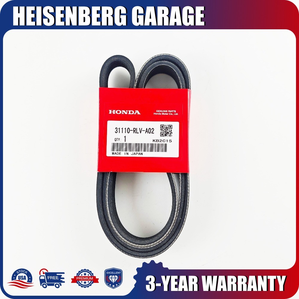 OEM Serpentine Drive Belt31110-RLV-A02For Honda Odyssey Passport Pilot Acura MDX