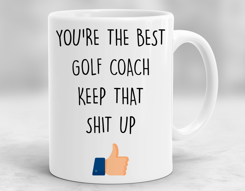 Top Golf Coach Gift: Personalized Coffee Mug for Coaches