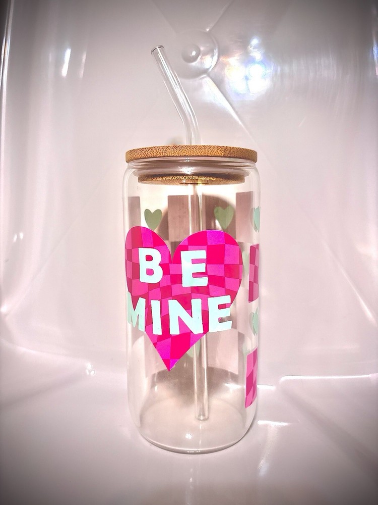 Valentines Be Mine Heart Cup