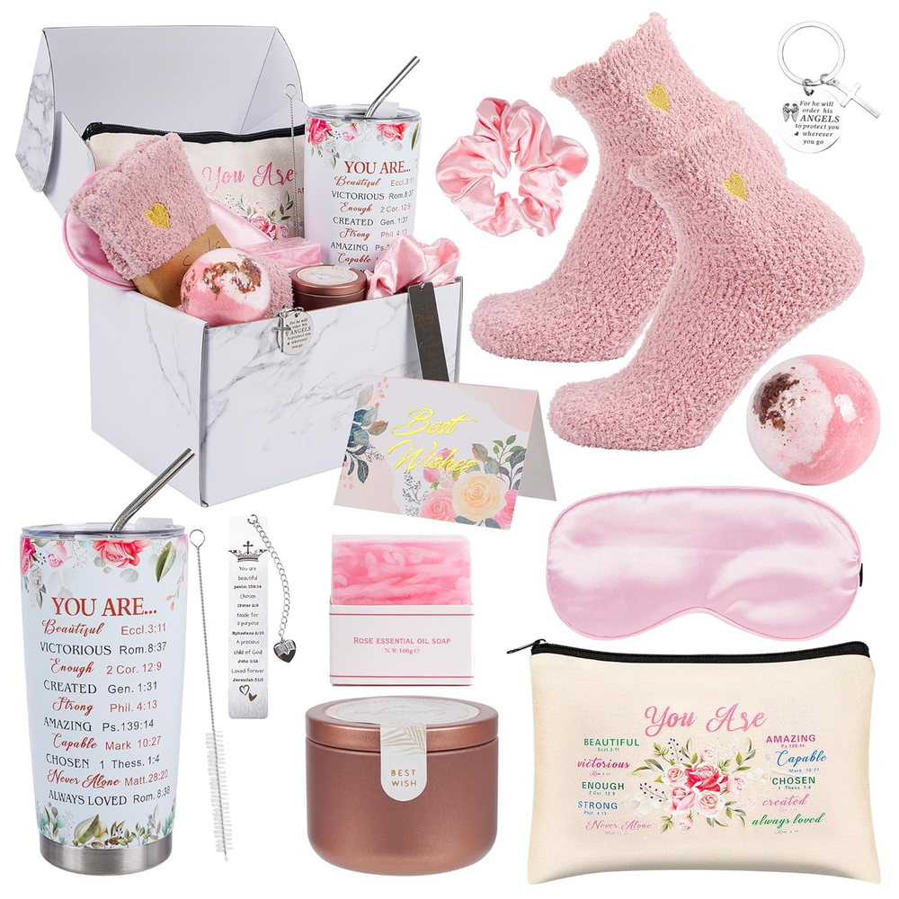 12 Pieces Christian Gifts Christmas Gifts for Women, Inspirational Gift Set for