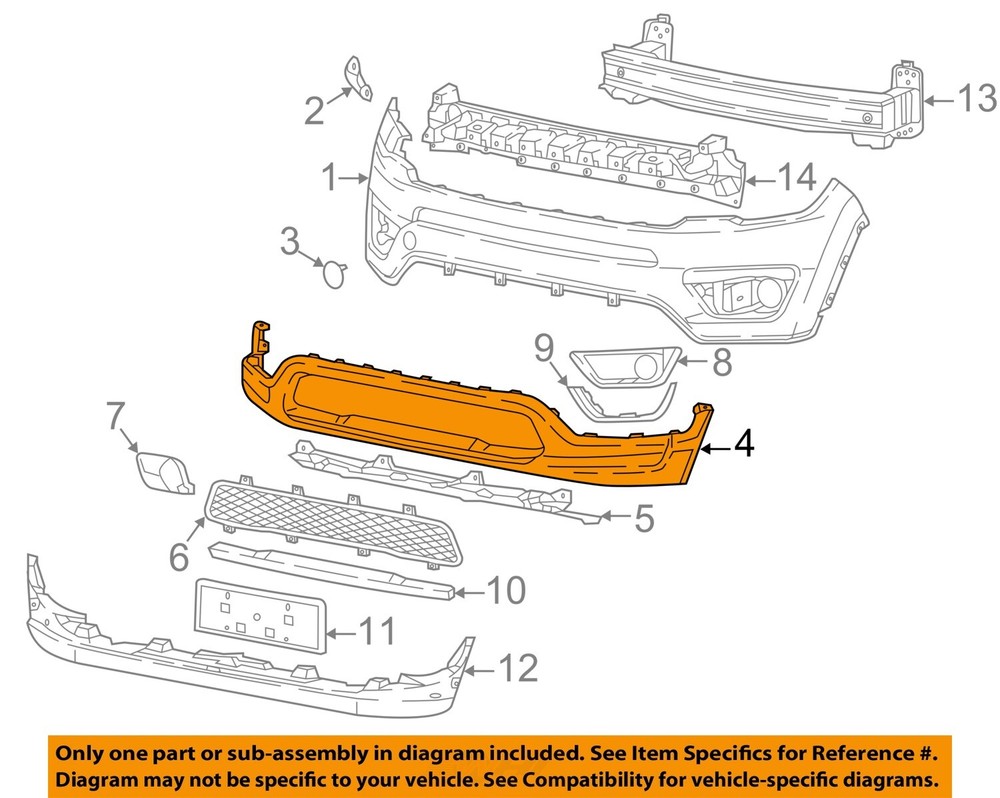 CHRYSLER OEM 17-21 Compass Lower Bumper Cover 5UQ11RXFAB