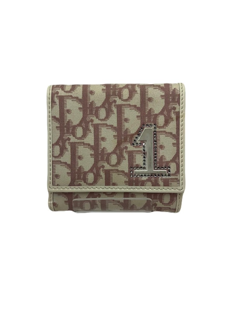 Dior Pink Leather Wallet Pre-Owned Model E0530-184
