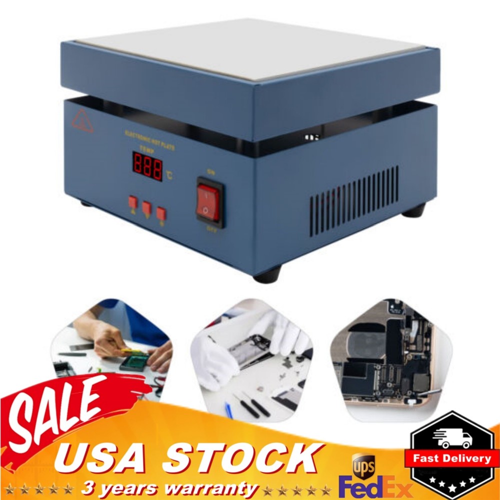 110V 800W LED Microcomputer Electric Hot Plate Preheat Soldering Preheat Station