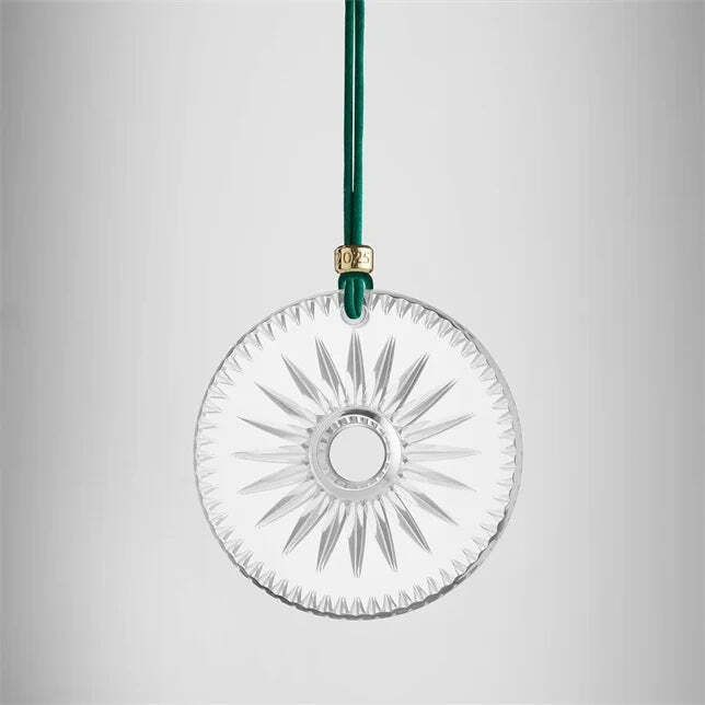 Waterford 2025 New Year Firework Disc Ornament in Gift Box