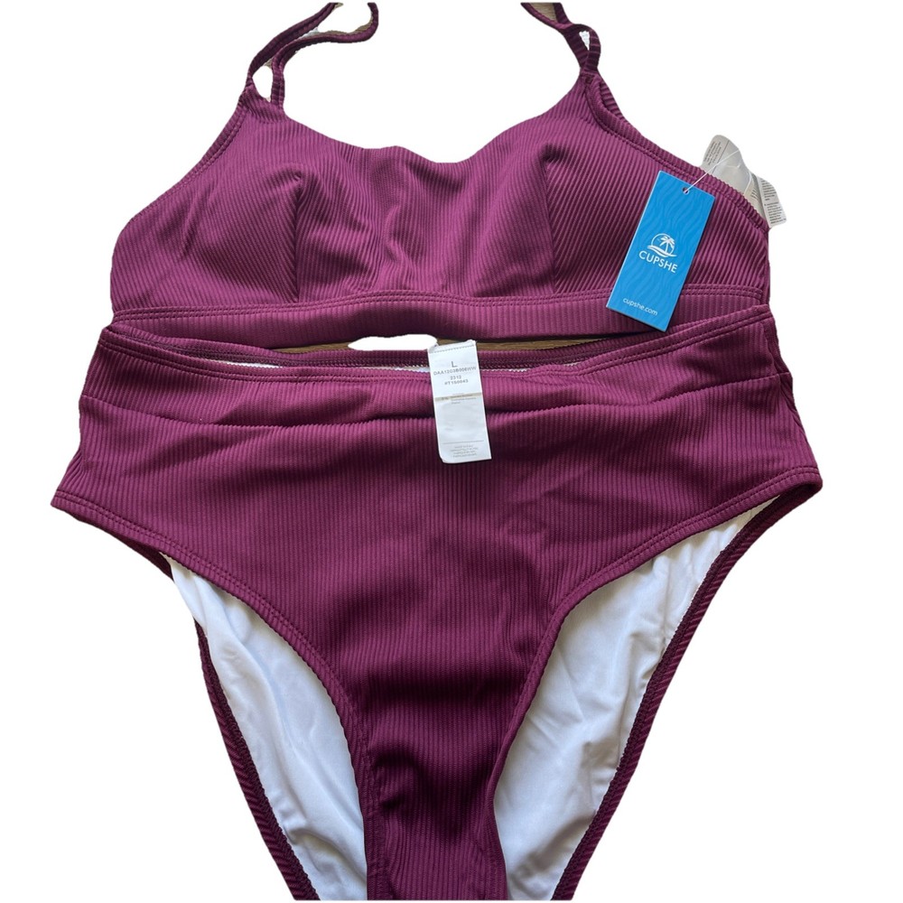 Cupshe Women’s 2-piece Bikini Bathing Suit Size Large NWT