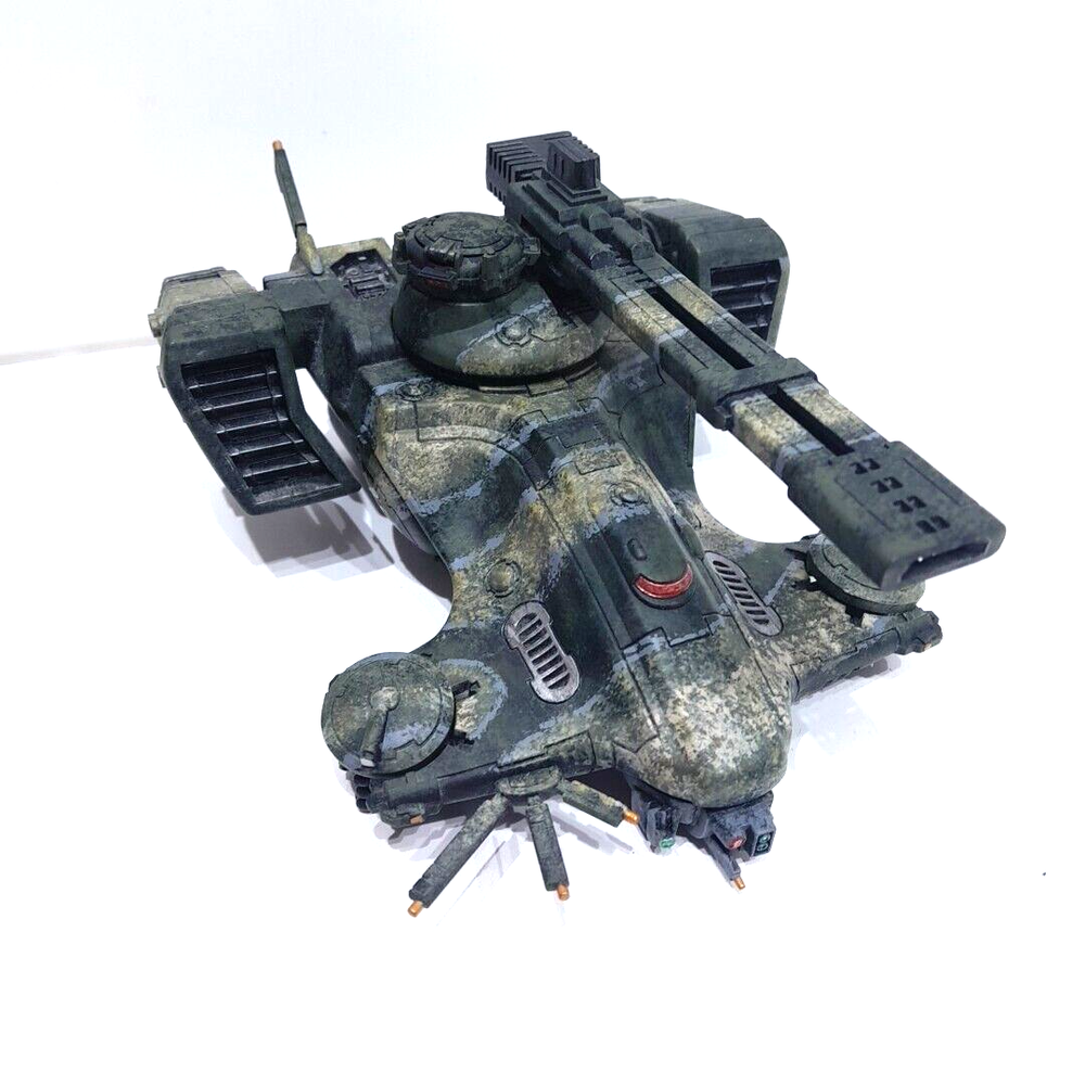 CUSTOM Tau Hammerhead Gunship Built & Painted Warhammer 40K VERY GOOD PAINTING