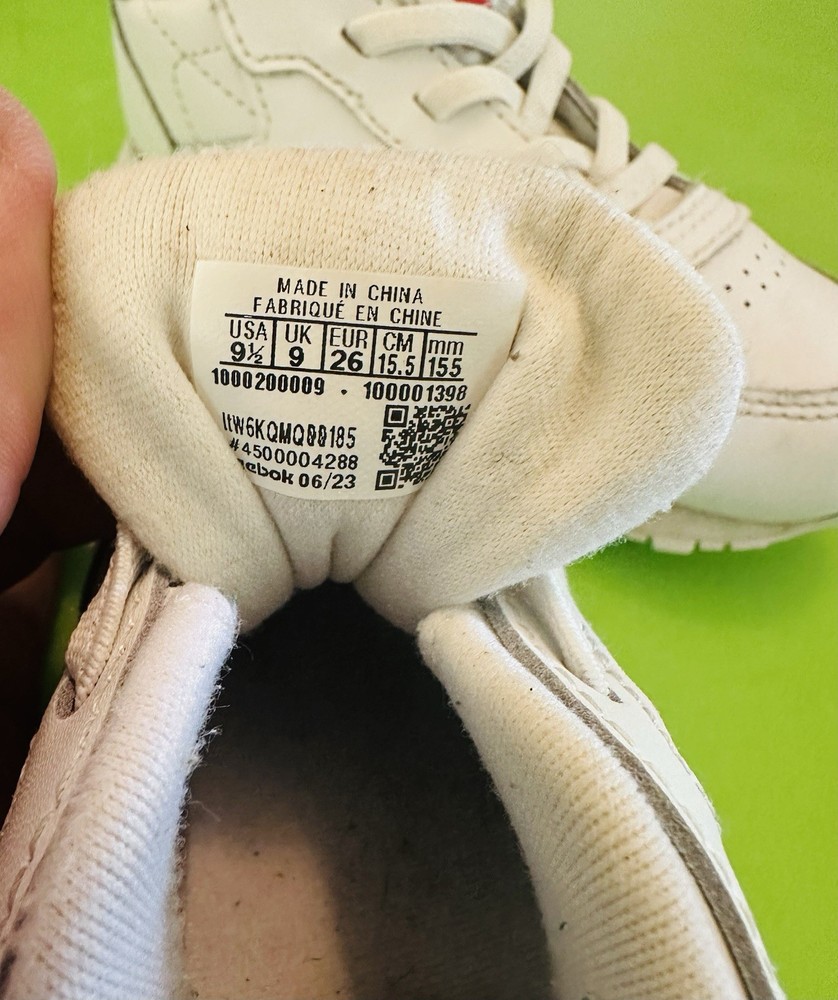 Reebok Royal Classic Sneakers for Toddlers Size 9.5