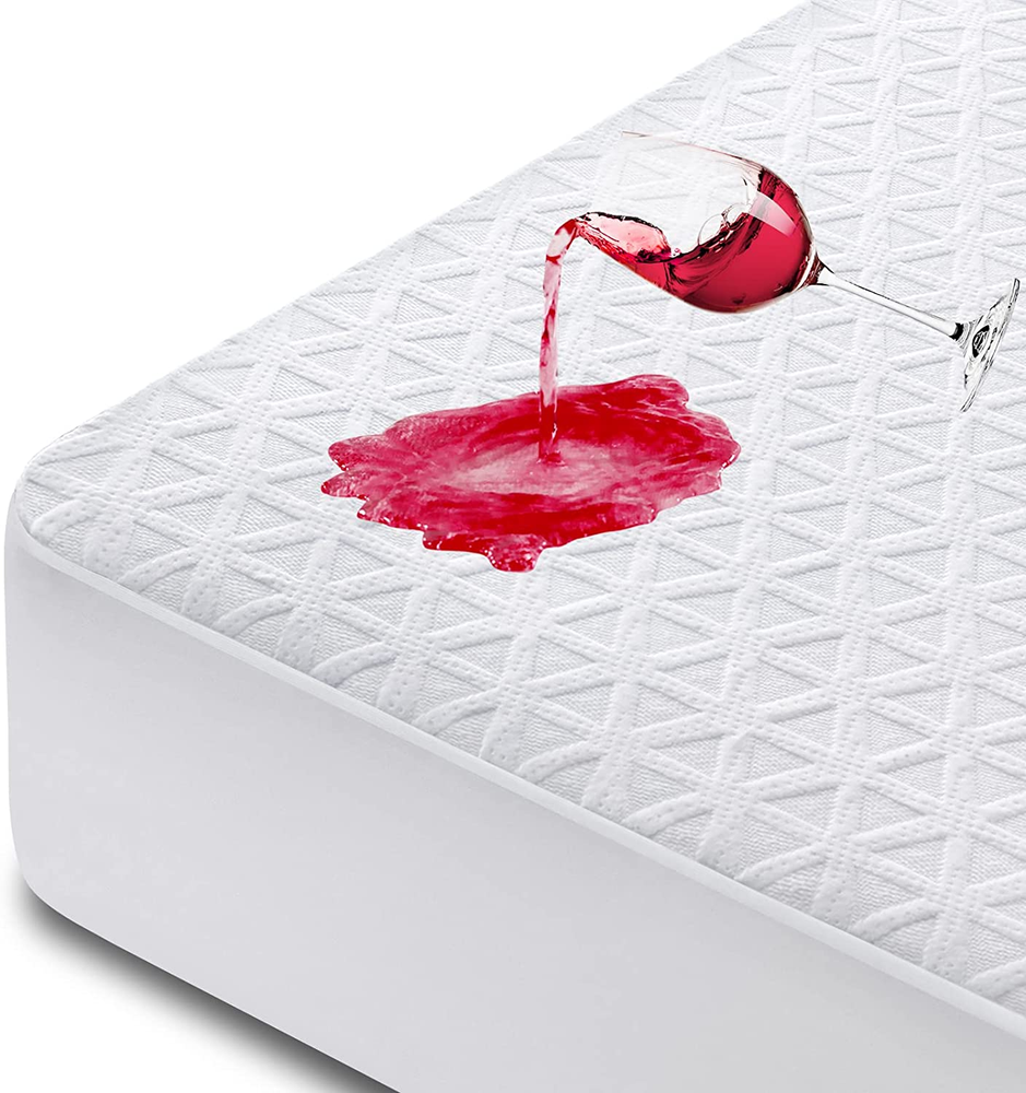 Premium Waterproof Twin Mattress Protector – Breathable 3D Airflow Cover  