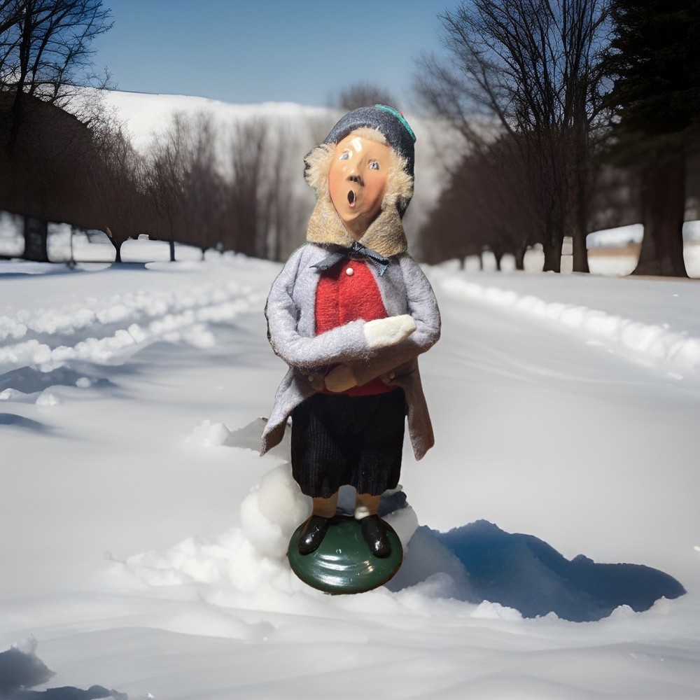 1991 Byers Choice Ltd Signed The Carolers Man Figure